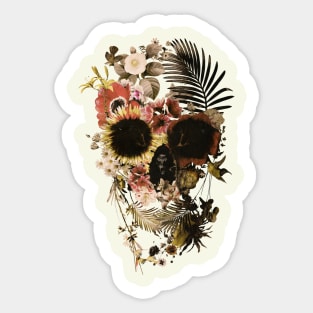 Garden Skull Light Sticker